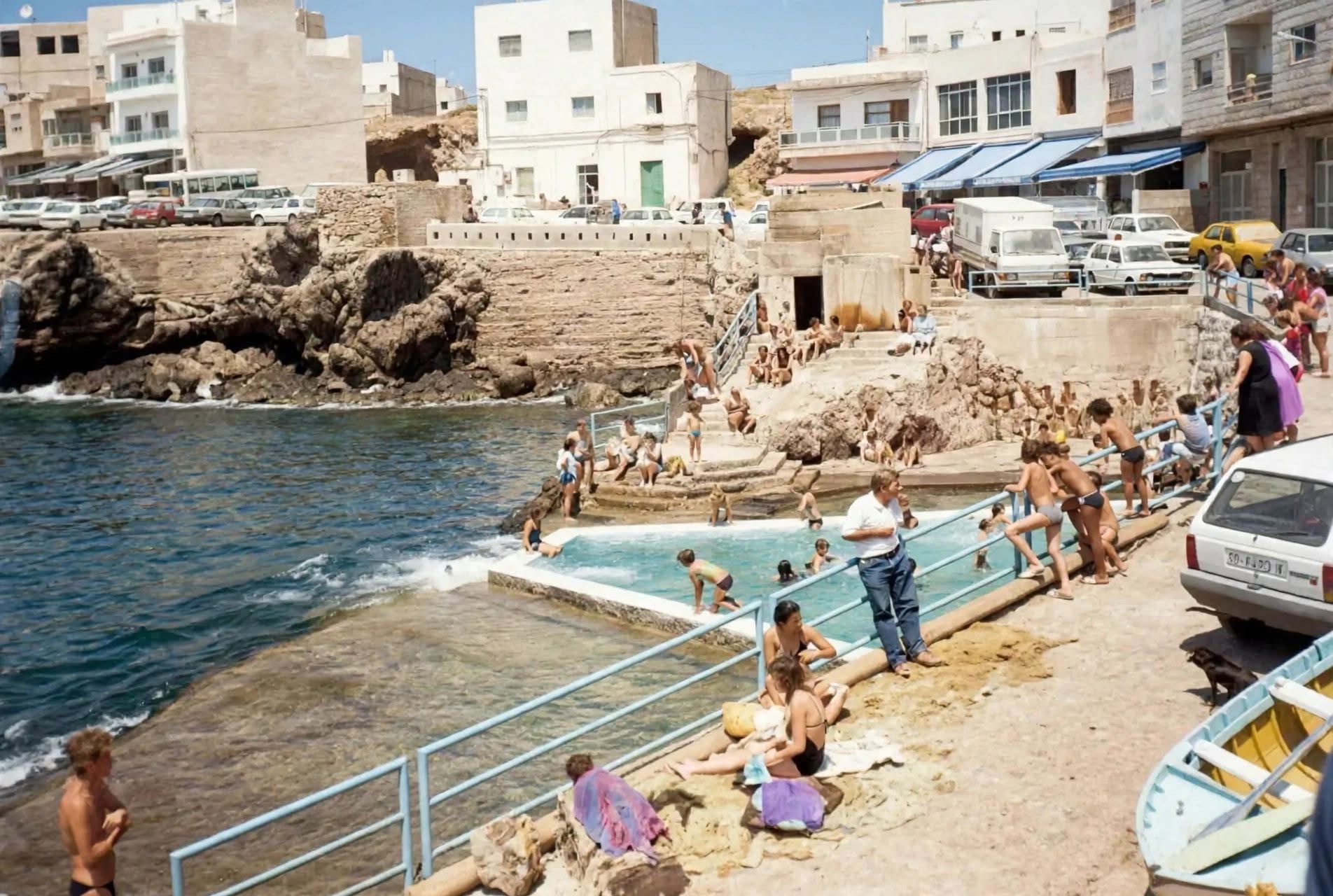Los Abrigos. Granadilla de Abona. Tenerife. 80s.