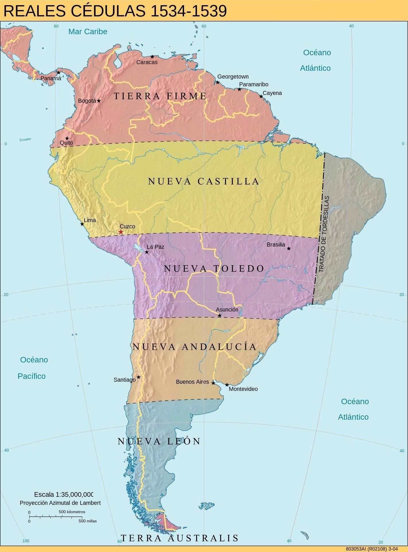 SUDAMÉRICA, COLONIALISMO ESPAÑOL, IMPERIO ESPAÑOL, COLONIA, COLONIAS