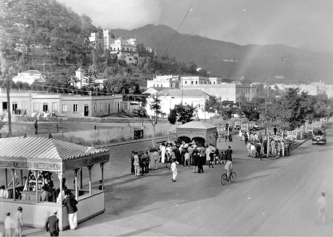 Fiestas en la Rambla. Santa Cruz de Tenerife. Años 30.