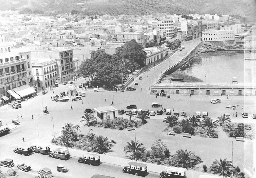 Plaza de España, Santa Cruz en 1936